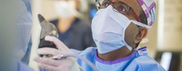 Dr. Amin Javer and his team perform sinus surgery | James Alexander Michie