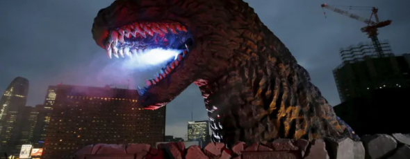 A full scale model of Godzilla in Tokyo CBC News | james Alexander Michie