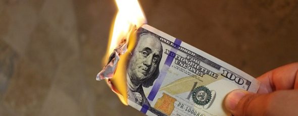 Burning Dollar SchiffGold | James Alexander Michie